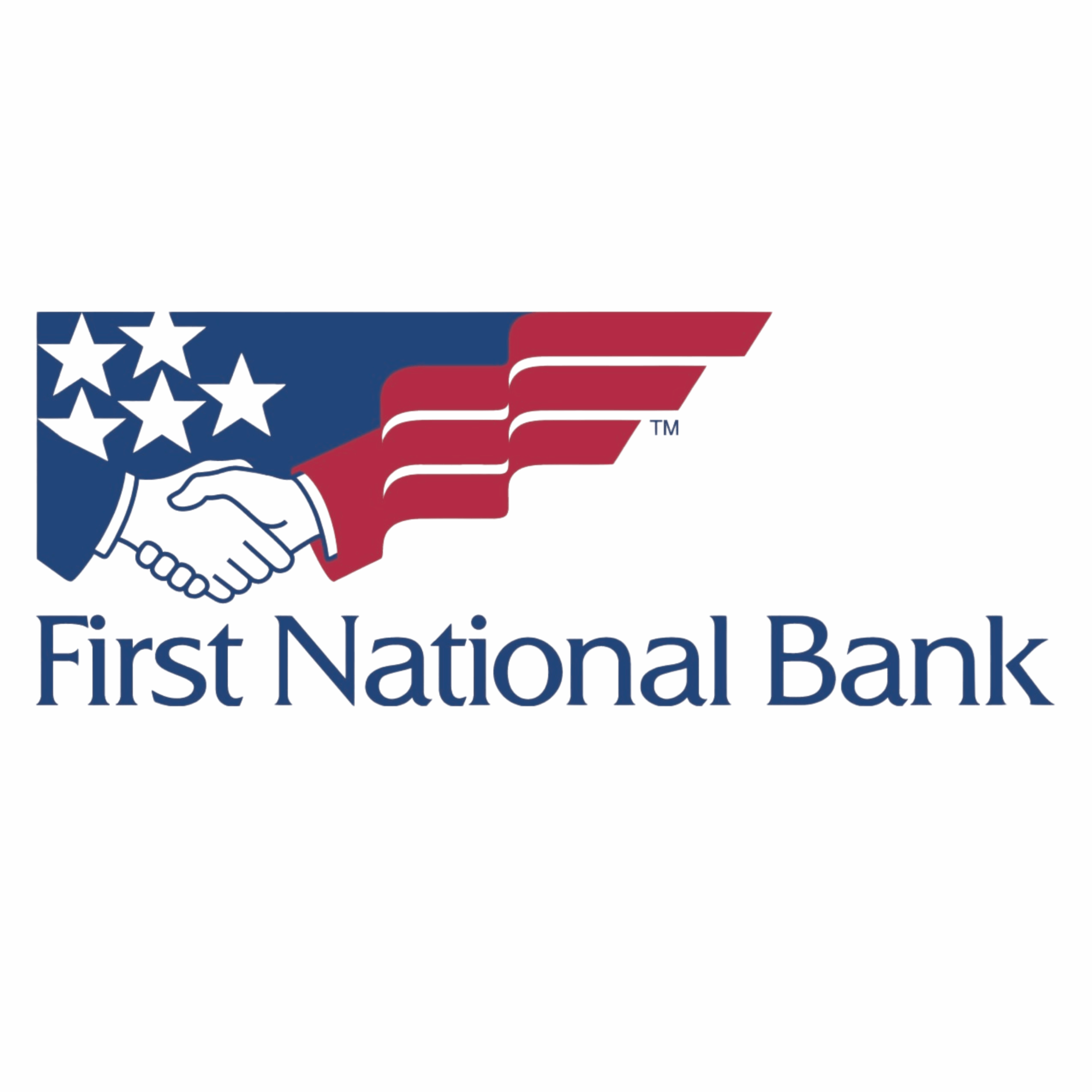 First National Bank sponsor logo for Humane Animal Rescue of Pittsburgh’s Wags, Whiskers & Wings 2025 fundraising event.